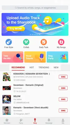 Suaraku Nyanyikan Berbagai Lagu android App screenshot 5